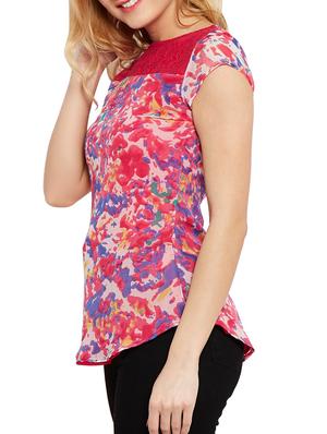 pink polyester regular top - 10549135 - Standard Image - 2