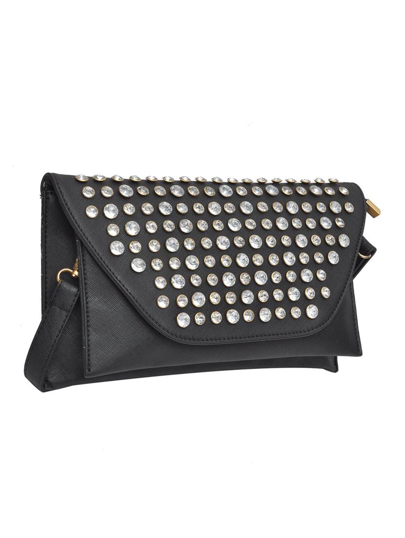 black leatherette sling bag - 10580609 - Zoom Image - 5