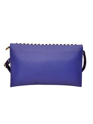 blue leatherette sling bag - 10580612 - Standard Image - 2