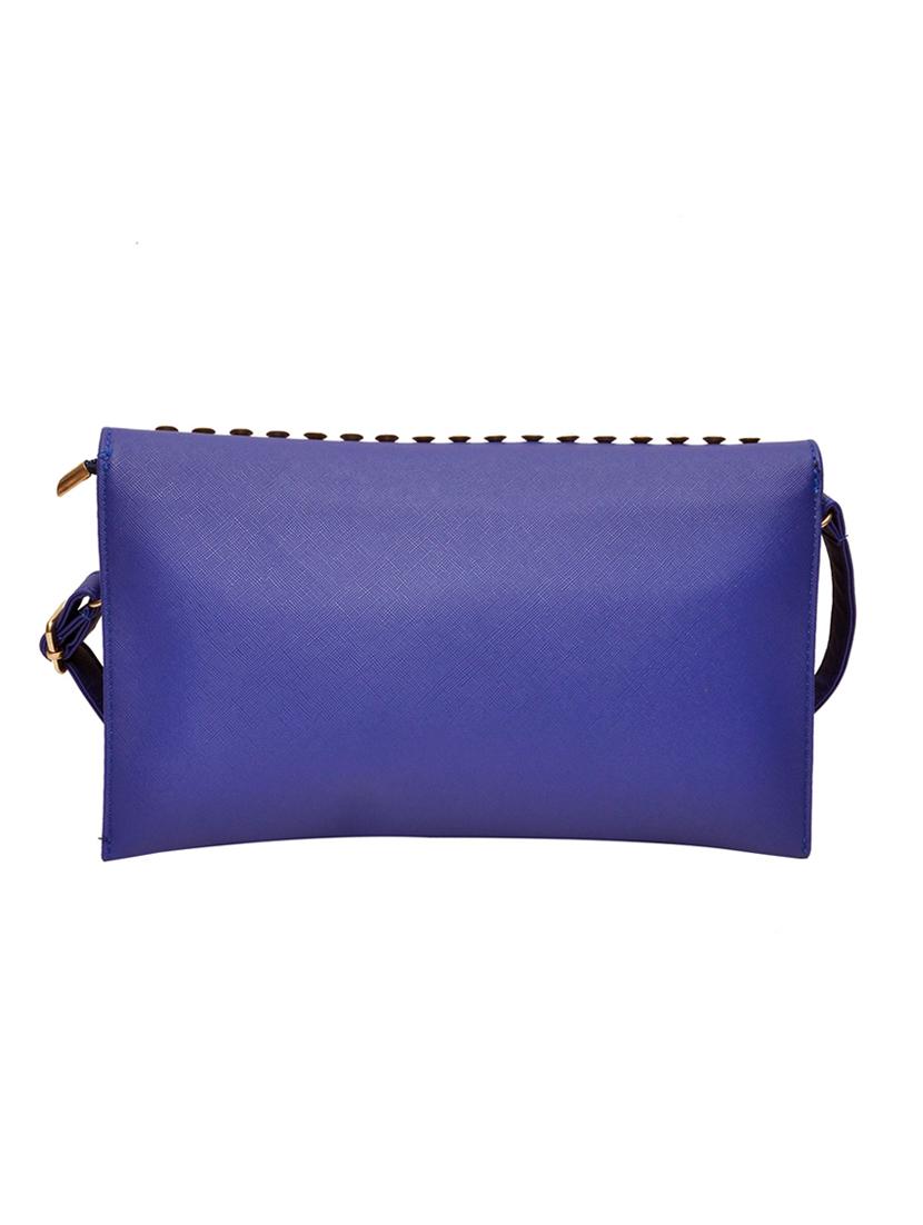 blue leatherette sling bag - 10580612 - Zoom Image - 2