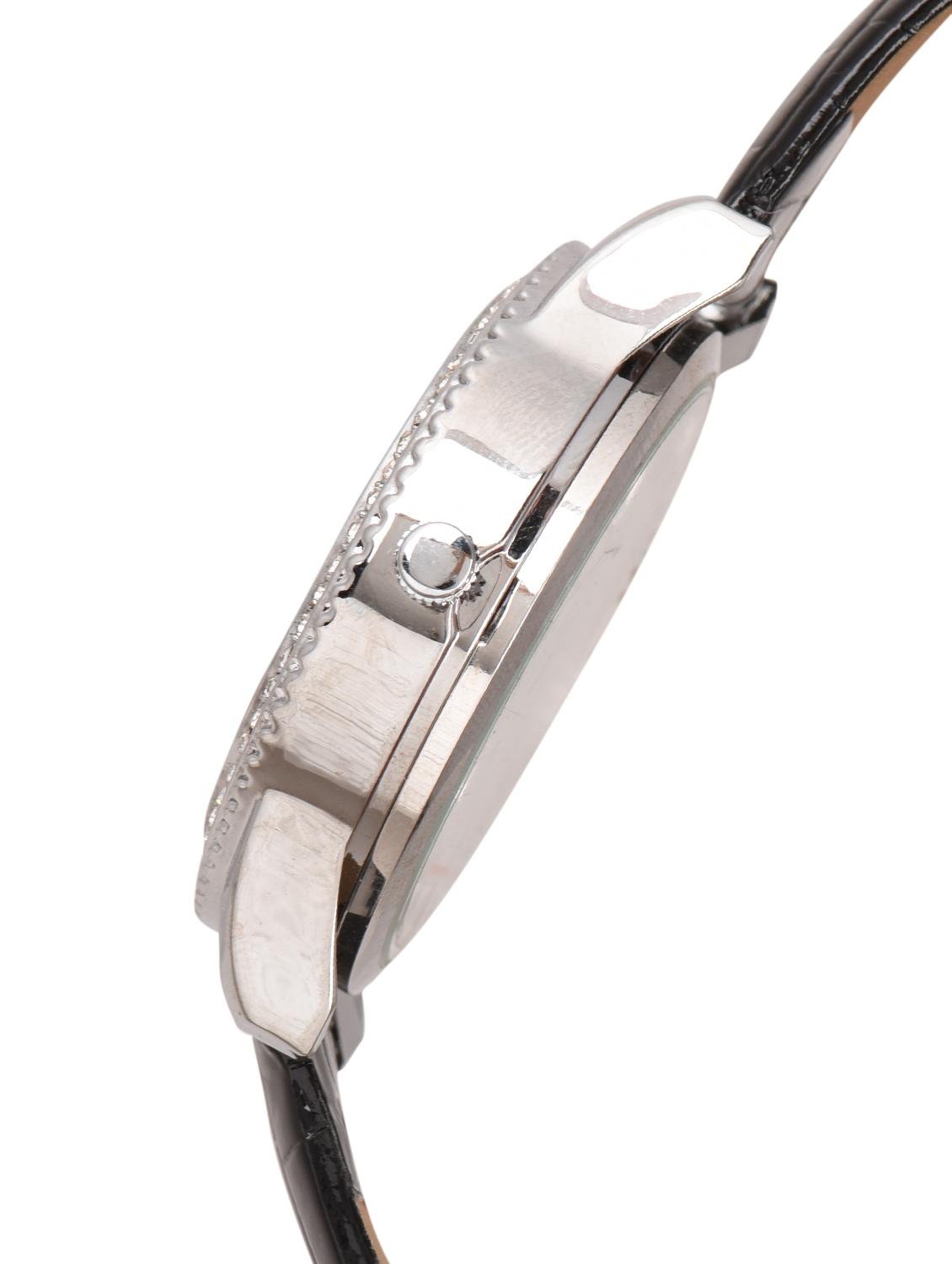 black croc skin buckle strap watch - 1058413 - Zoom Image - 2