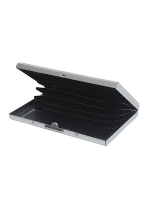 black leatherette card holder - 10586382 - Standard Image - 2