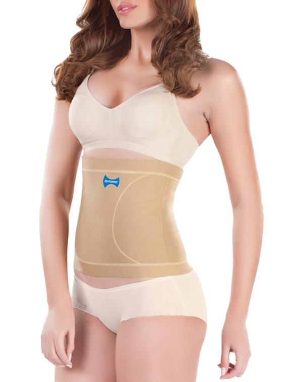 beige polyester fat burning shapewear - 10598916 - Zoom Image - 2