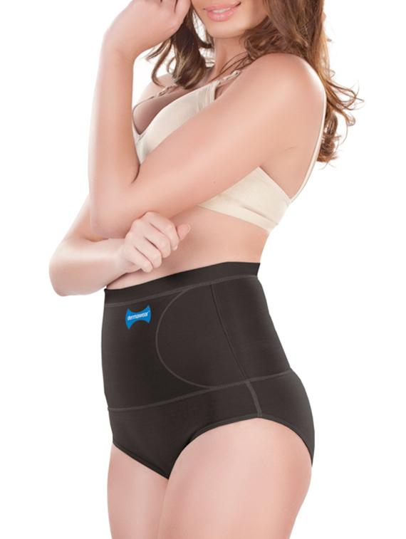 black polyester fat burning shapewear - 10598919 - Zoom Image - 2