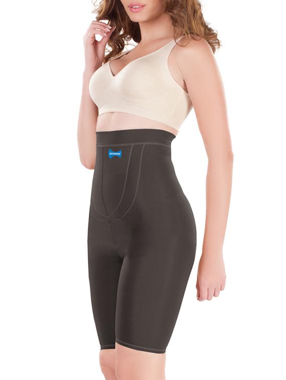 black polyester fat burning shapewear - 10598935 - Zoom Image - 2