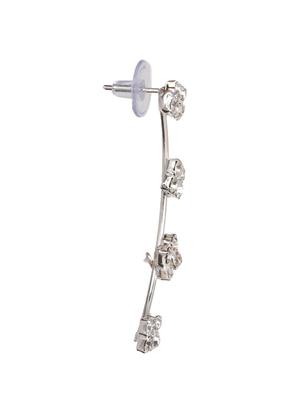 crystal studded metal alloy ear cuff - 1060018 - Standard Image - 2