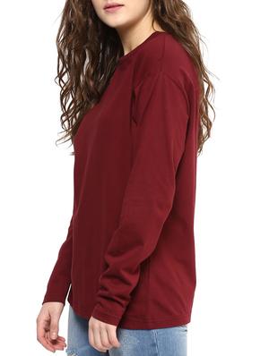 long sleeved solid sweatshirt - 10604553 - Standard Image - 2