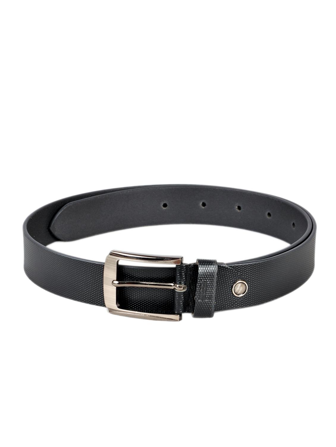 black leather belt - 10622518 - Zoom Image - 2
