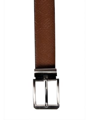 black, brown leather belt - 10622550 - Standard Image - 5