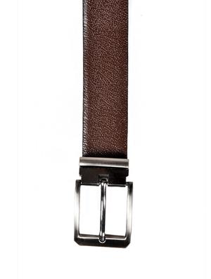 black, brown leather belt - 10622552 - Standard Image - 5