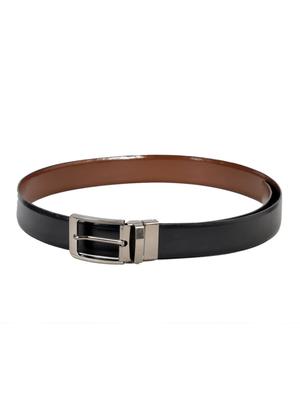 black, brown leather belt - 10622554 - Standard Image - 2
