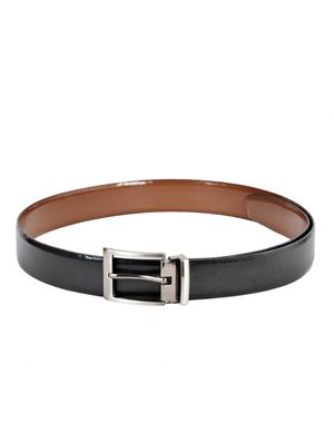 black, brown leather belt - 10622555 - Standard Image - 2