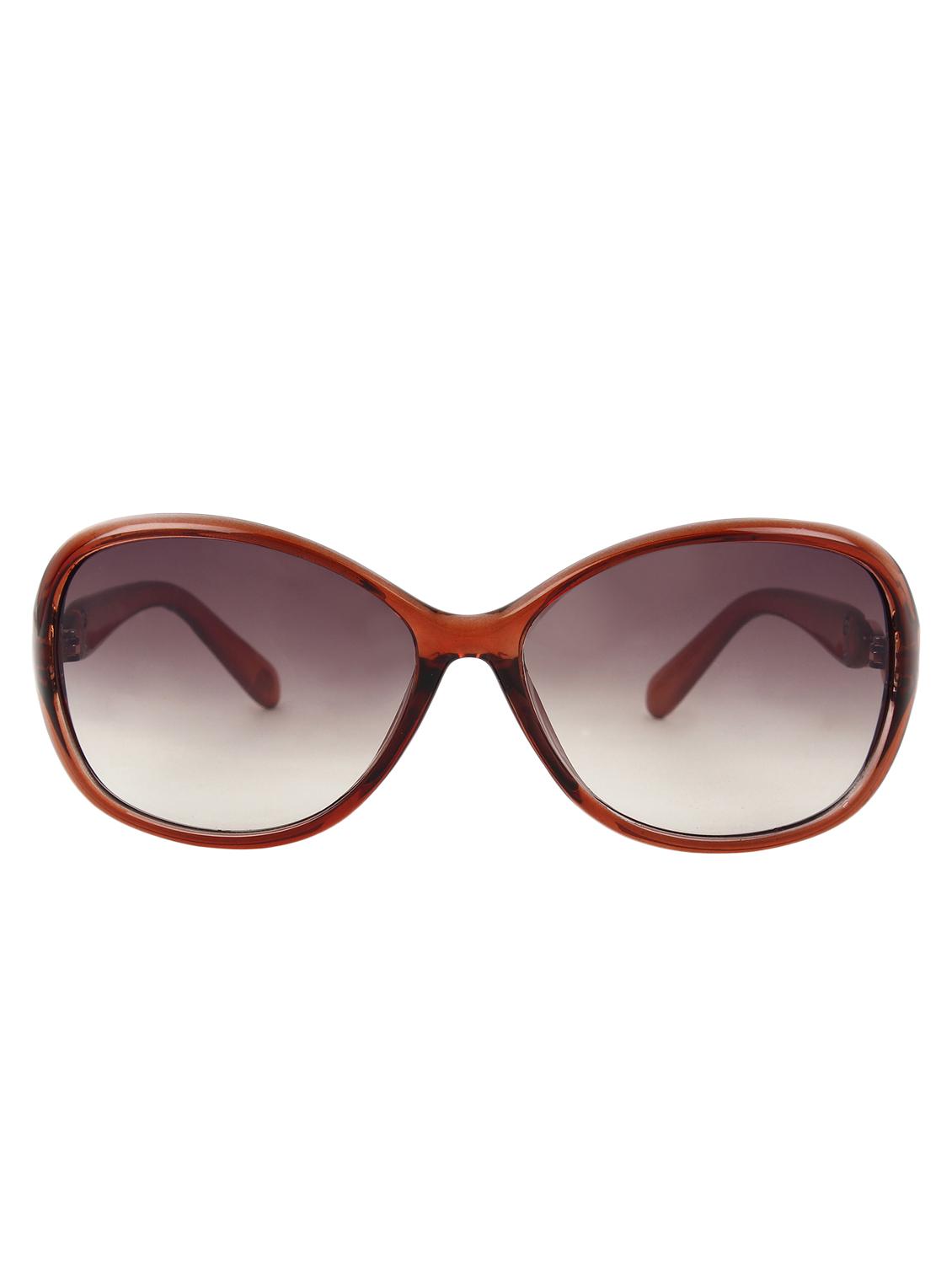 Zyaden Brown Oval Sunglasses For Women 109 - By