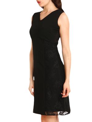black polyester blend dress - 10626584 - Standard Image - 2