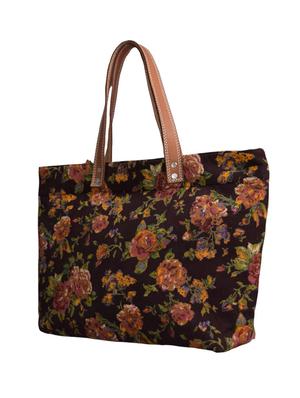 brown fabric handbag - 10643027 - Standard Image - 5