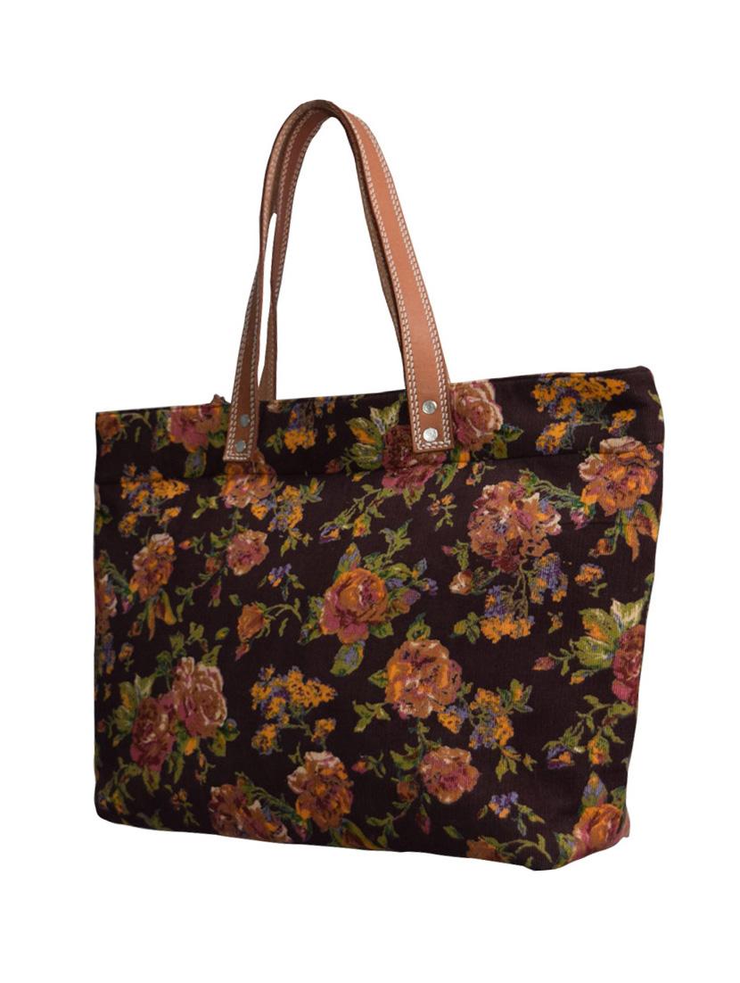 brown fabric handbag - 10643027 - Zoom Image - 5