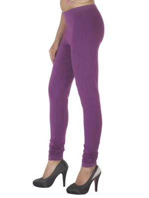 purple cotton legging - 10656410 - Standard Image - 2