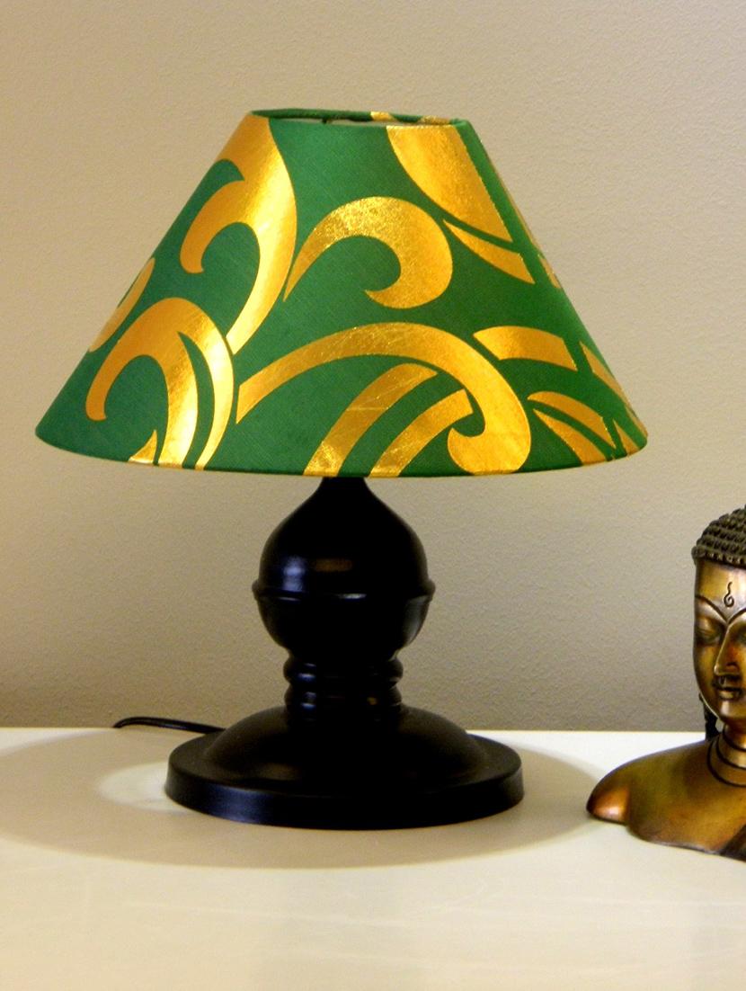 multicolored metal and fabric table lamp - 1067103 - Zoom Image - 2