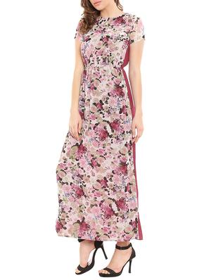 multicolor polyester dress - 10681694 - Standard Image - 2