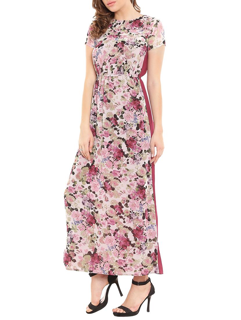 multicolor polyester dress - 10681694 - Zoom Image - 2