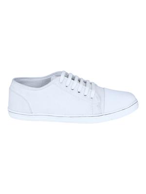 white canvas casual shoes - 10694784 - Standard Image - 2