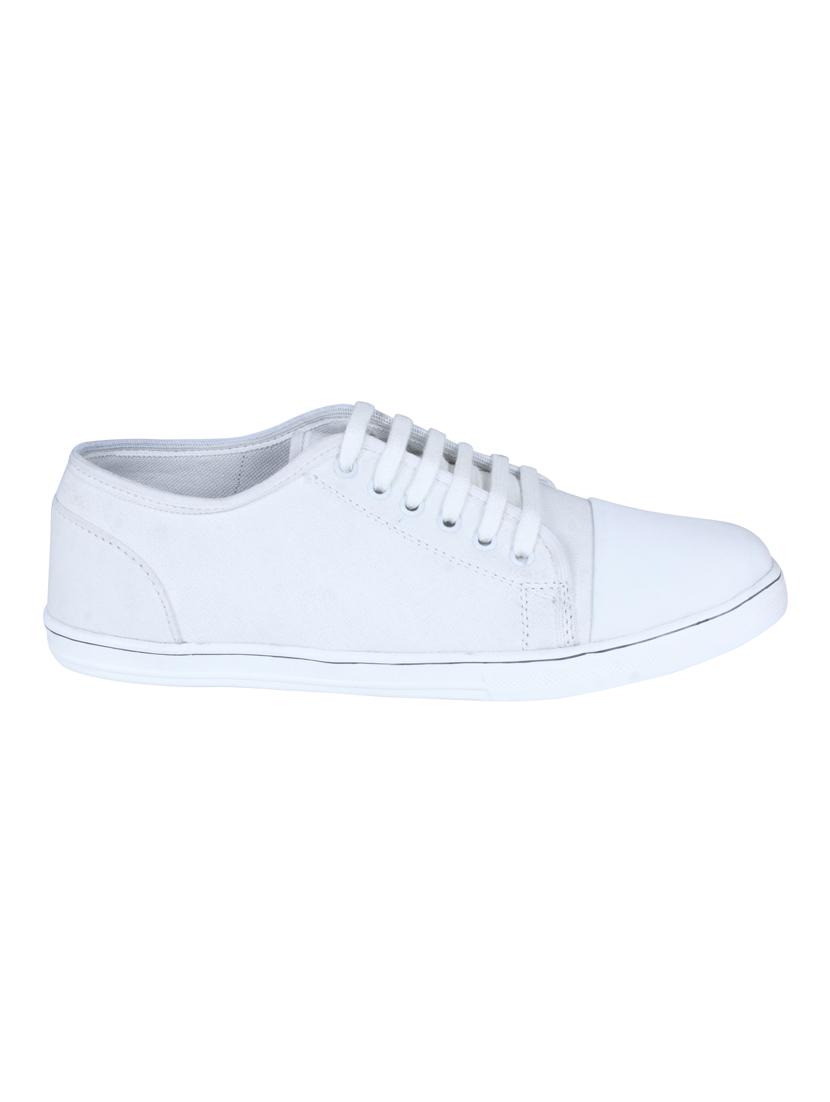 white canvas casual shoes - 10694784 - Zoom Image - 2
