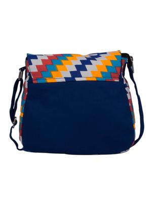 multi colored canvas printed sling bag - 10701173 - Standard Image - 2
