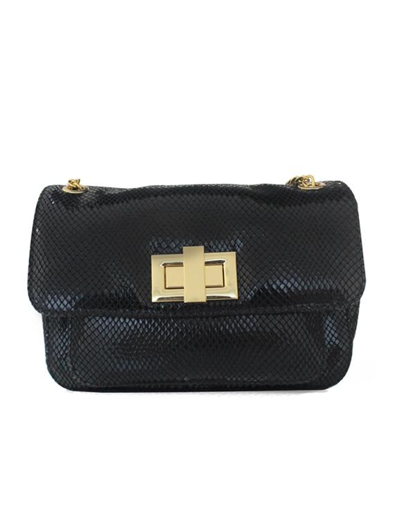 black leather sling bag - 10707968 - Zoom Image - 2