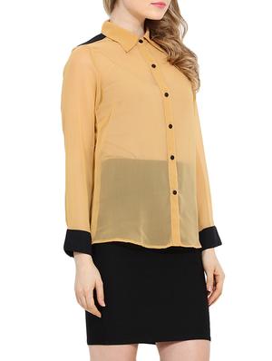 yellow polyester shirt - 10709898 - Standard Image - 2