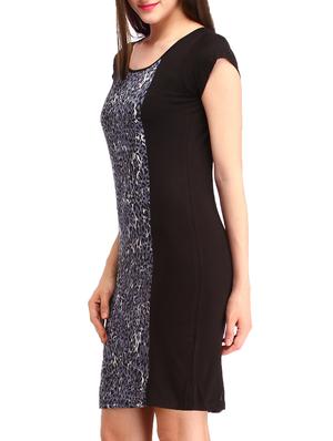 animal print sheath dress - 10714996 - Standard Image - 2