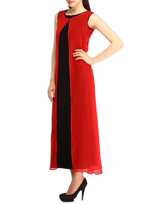 front slit wrap maxi dress - 10715012 - Standard Image - 2