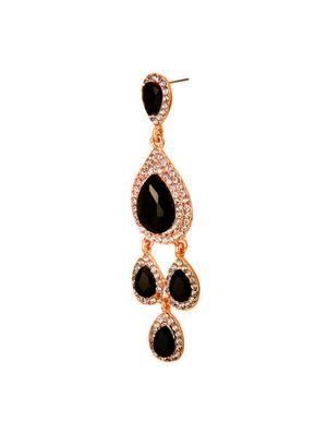 black metal alloy earring - 10751849 - Standard Image - 2