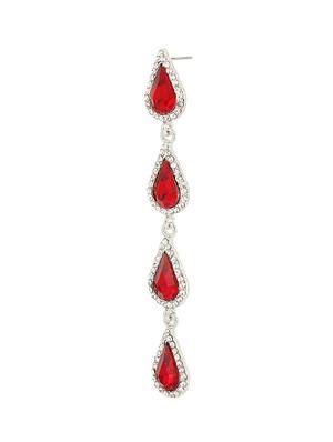 red metal alloy earring - 10751871 - Standard Image - 2