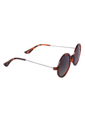Black UV Protected Polycarbonate Round Sunglasses - 1079618 - Standard Image - 2