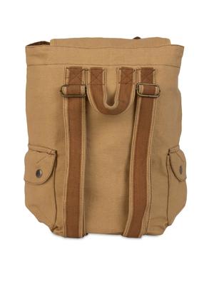 Beige canvas backpack - 1080809 - Standard Image - 2