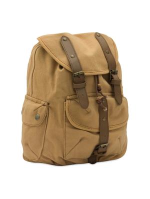 Beige canvas backpack - 1080809 - Standard Image - 5