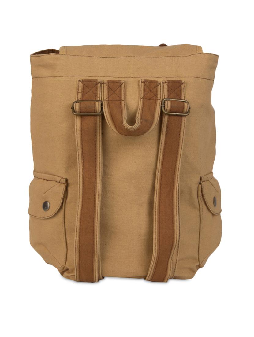 Beige canvas backpack - 1080809 - Zoom Image - 2