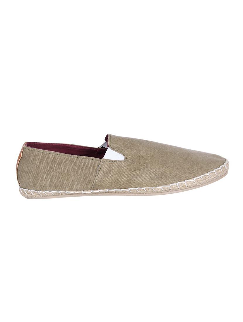 beige canvas slip on espadrilles - 10815421 - Zoom Image - 2