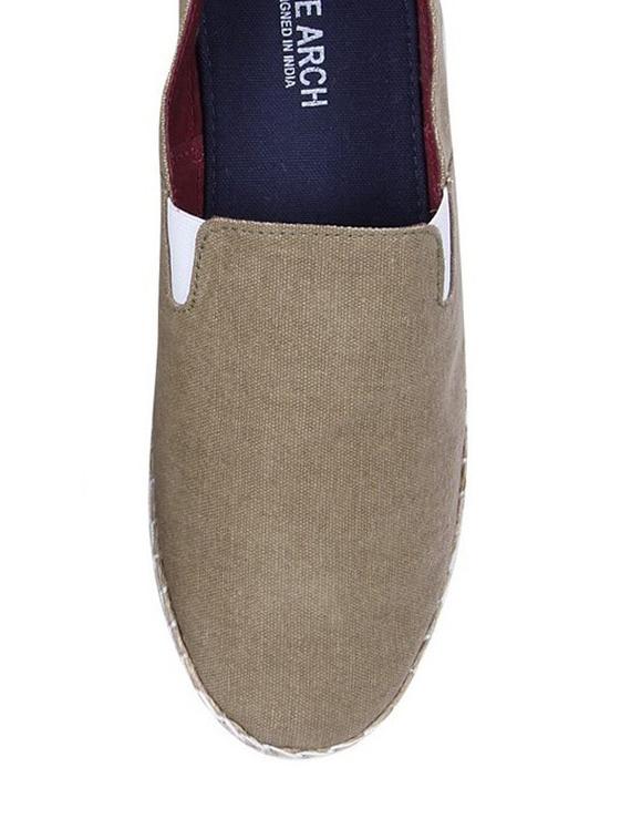 beige canvas slip on espadrilles - 10815421 - Zoom Image - 5