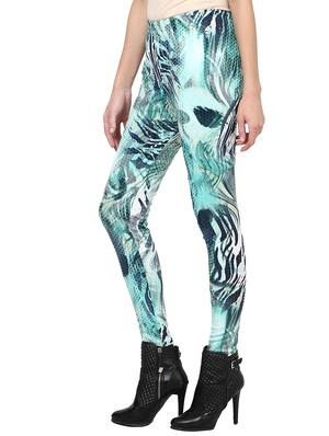 green polyester leggings - 10823579 - Standard Image - 2