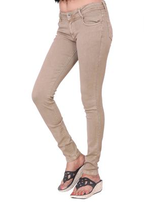beige denim jeans - 10832637 - Standard Image - 2