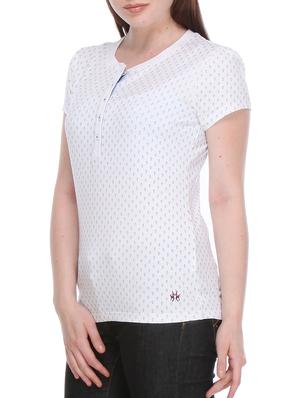 white cotton printed top - 10838642 - Standard Image - 2