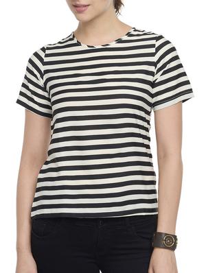 black polyester regular top - 10841194 - Standard Image - 2