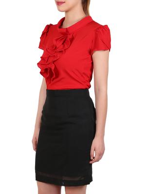 tulip sleeved ruffled top - 10841380 - Standard Image - 2