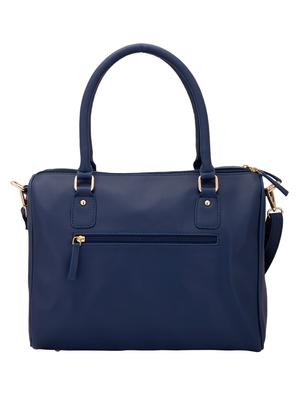 blue faux leather handbag - 10846407 - Standard Image - 2