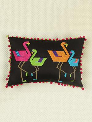 colorful flammingo cushion cover - 10857367 - Standard Image - 2