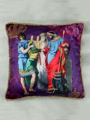 traditional costume cushion cover - 10857377 - Standard Image - 2