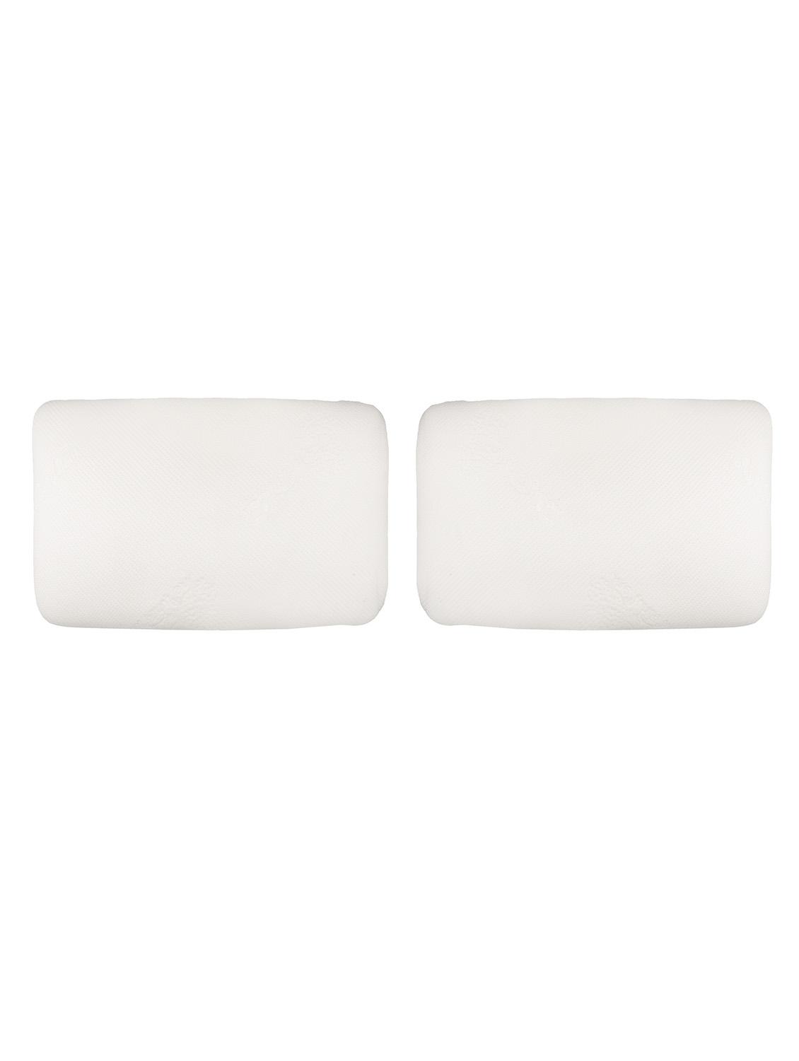 White Reveries Memory Foam Large Pillow- Pack of 2 - 10859029 - Zoom Image - 2