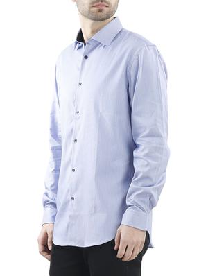 blue cotton casual shirt - 10880958 - Standard Image - 2