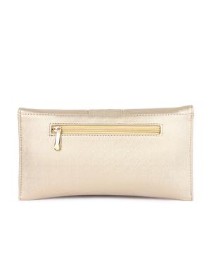 beige leatherette envelope clutch - 10886001 - Standard Image - 2